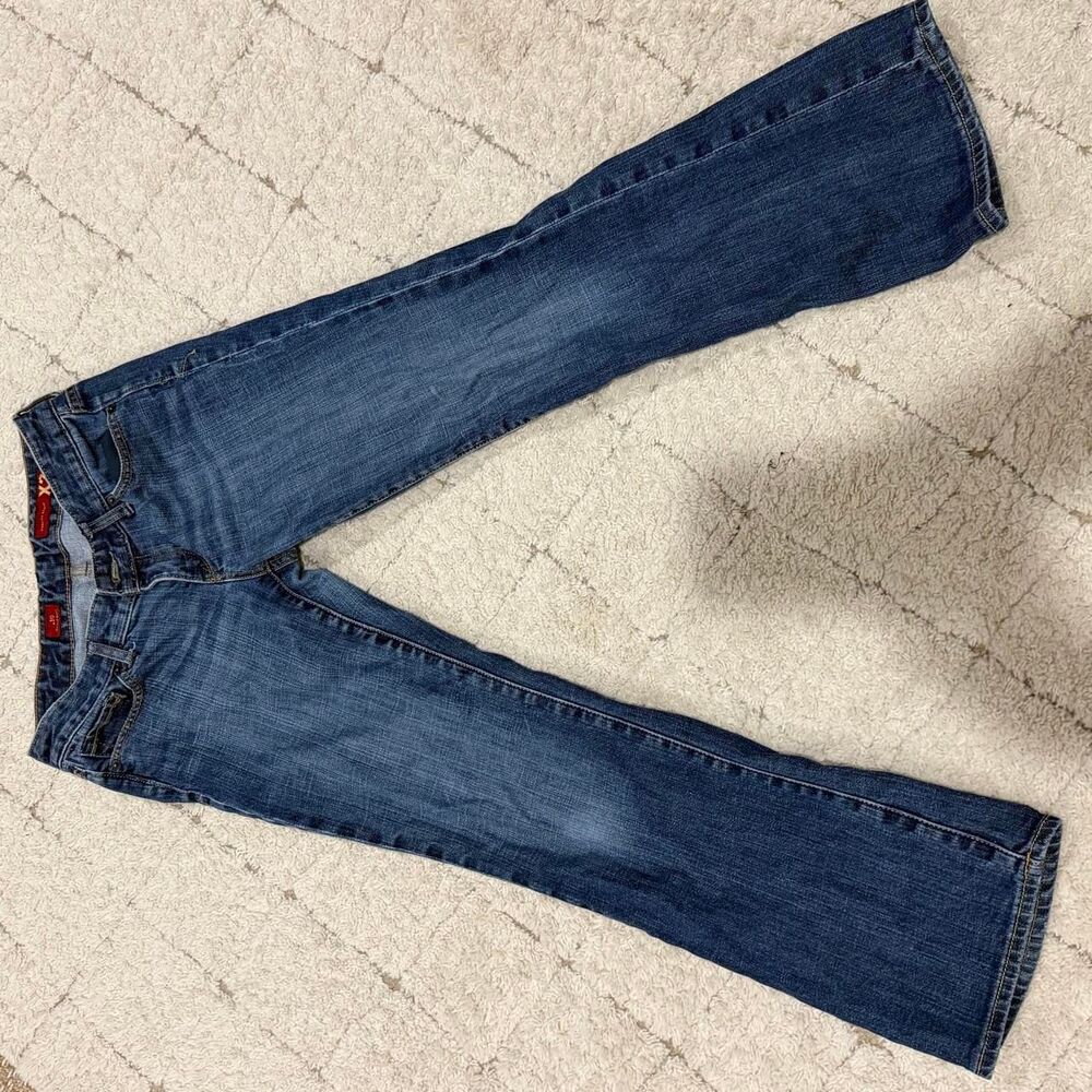Express Women's Blue and Navy Jeans